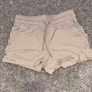 Avalanche Women's Khaki Athletic Drawstring Shorts